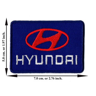 ตัดรีด ตัวรีดติดเสื้อ อาร์มปัก ติดเสื้อปัก ปักเสื้อ DIYลาย HYUNDAI2