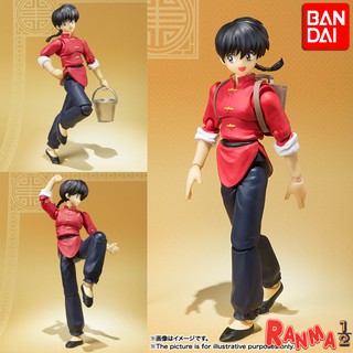 Model Figma งานแท้ S.H. Figuarts BANDAI จากเรื่อง Ranma ½ รันม่าไอ้หนุ่มกังฟู Saotome Ranma ซาโอโตเมะ รันม่า (ชาย)