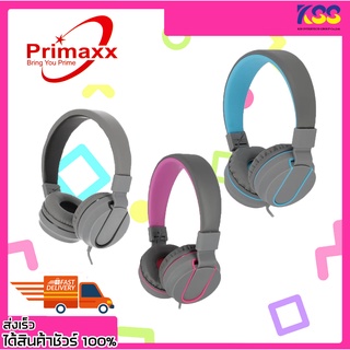 หูฟังมือถือ หูฟังคอมพิวเตอร์ PRIMAXX SE-5222 HEADPHONE SMLLTALK แจ็ค 3.5mm. คุยโทรศัพท์ได้ รับประกัน 3 เดือน