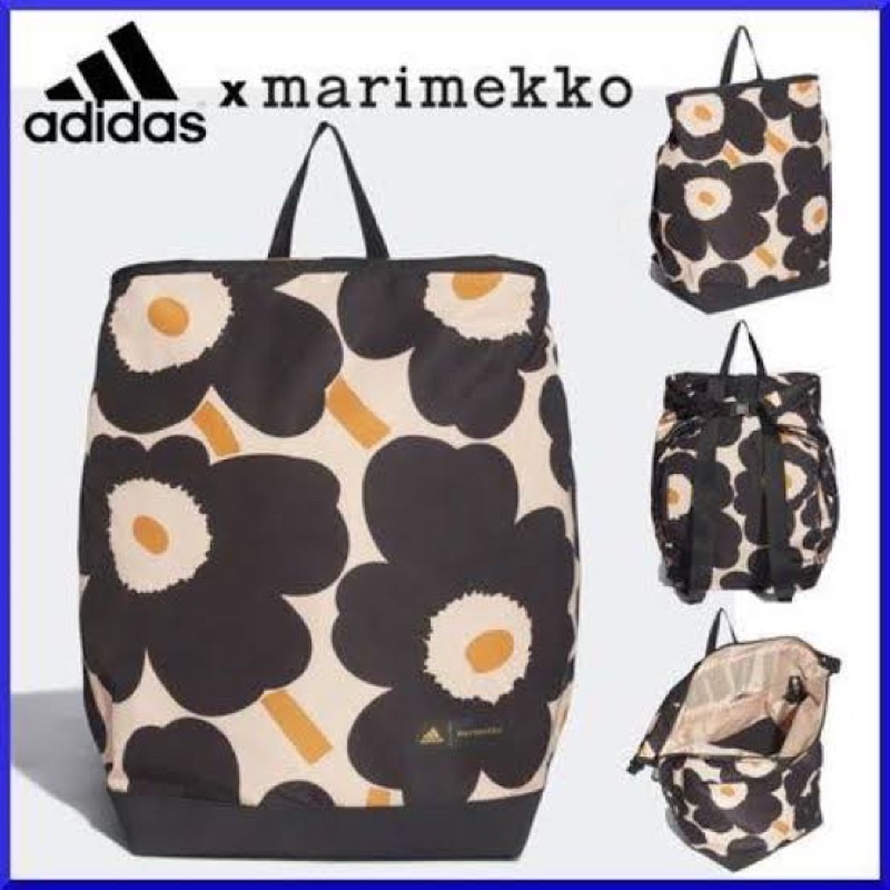 ❌Sold❌แท้ 💯% New Adidas x Marimekko Unikko Allover-Print Backpack ของใหม่ พร้อมส่ง รุ่นหายาก