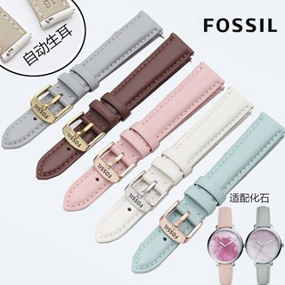 Fossil สายนาฬิกาข้อมือหนังแท้ 14 มม. สําหรับ Fossil ES4338 ES4385 ES3843