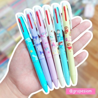 🌈[NEW] Sanrio Quick-Drying Two-Color Gel Pen ปากกาเจล 2 สี หมึก ดำ,แดง จากญี่ปุ่นแท้100%🇯🇵