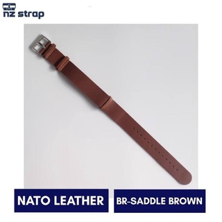 Br LEATHER NATO STRAP (สายนาฬิกาข้อมือหนัง)