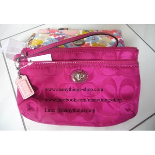 Coach park signature medium wristlet F51802E