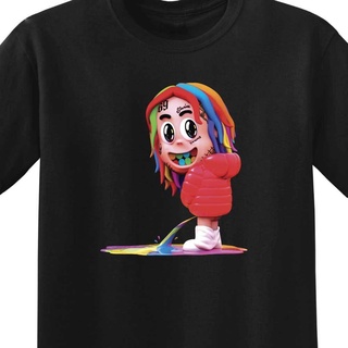 แฟชั่น ใหม่ เสื้อยืด พิมพ์ลาย Tekashi 6Ix9Ine Dummy -Teka Hi 69 Scum Gang สําหรับผู้ชาย