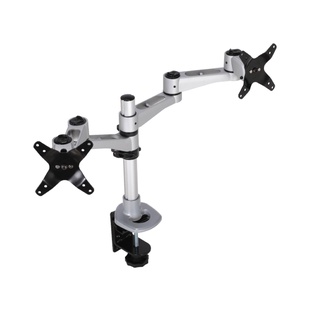 ERGOMOTIVE แขนจับจอ 2 จอ แขน Swivel แบบยึดโต๊ะ รองรับจอสูงสุด 24" Monitor Arm รหัสรุ่น EM43019