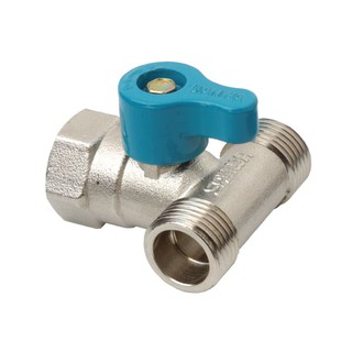 Mini ball valve SANWA 1/2" BRASS 3WAY MALE/FEMALE/MALE MINI BALL VALVE Water valve Water supply system มินิบอลวาล์ว มินิ