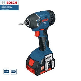 BOSCH สว่านไขควงกระแทกไร้สาย 18 โวลต์ GDR 18 V-LI