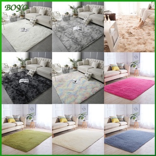 BO พรม ผ้าปูพื้น120x80cm/120x160cm ตกเเต่งสวย พรมปูพื้นห้อง พรมปูห้องนอน พรมปูพื้นกันลื่น พรมผืนใหญ่