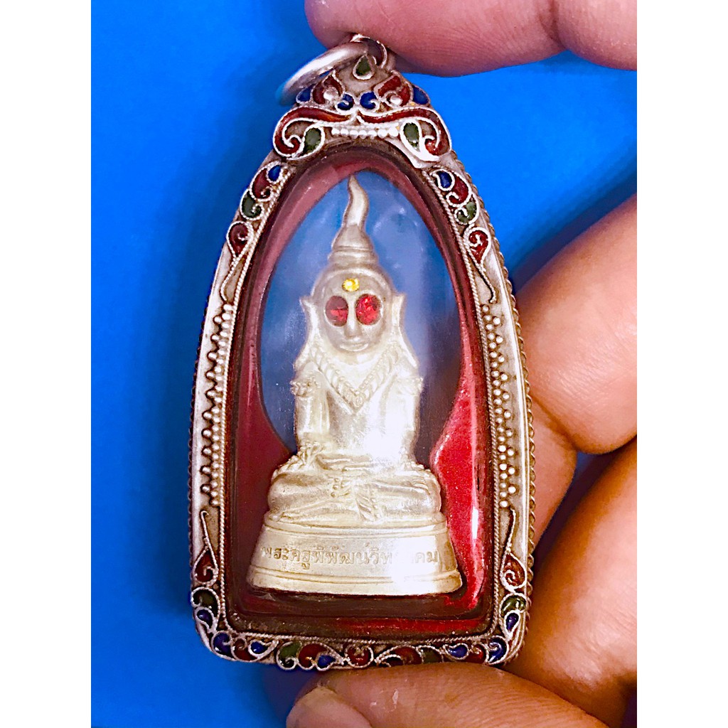 งั่งเทวดาหมานเงินหมานทอง หลวงพ่อเจริญ เนื้อเงินแท้กรอบเงินแท้ลงยา 2โค๊ดเลข173 ปี56 รับประกันแท้ พุทธ