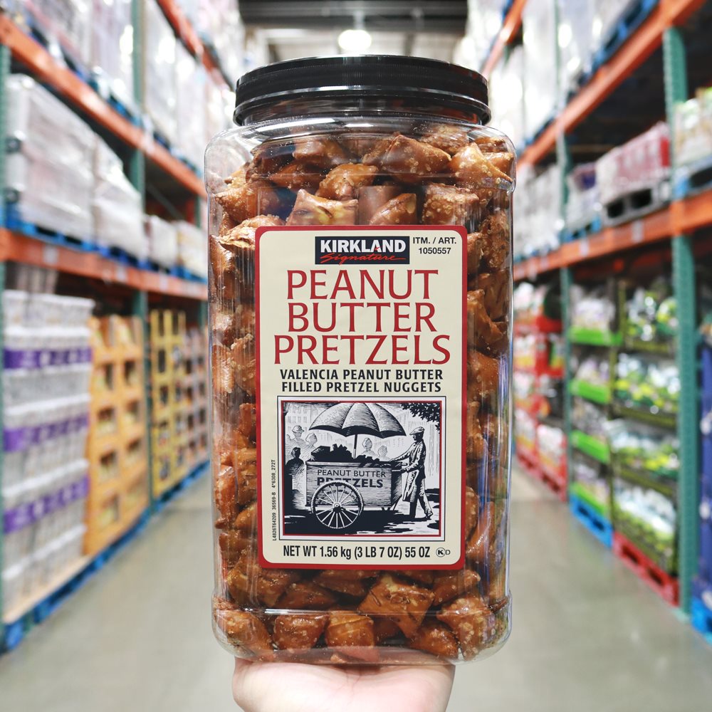 Kirkland Signature Peanut Butter Pretzels 1.56 kgเคิร์กแลนด์ซิกเนเจอร์เพรทเซลอบกรอบสอดไส้เนยถั่ว