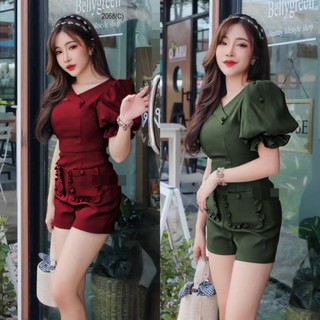 *2068👚Jumpsuit จั้มสูทขาสั้น🩳