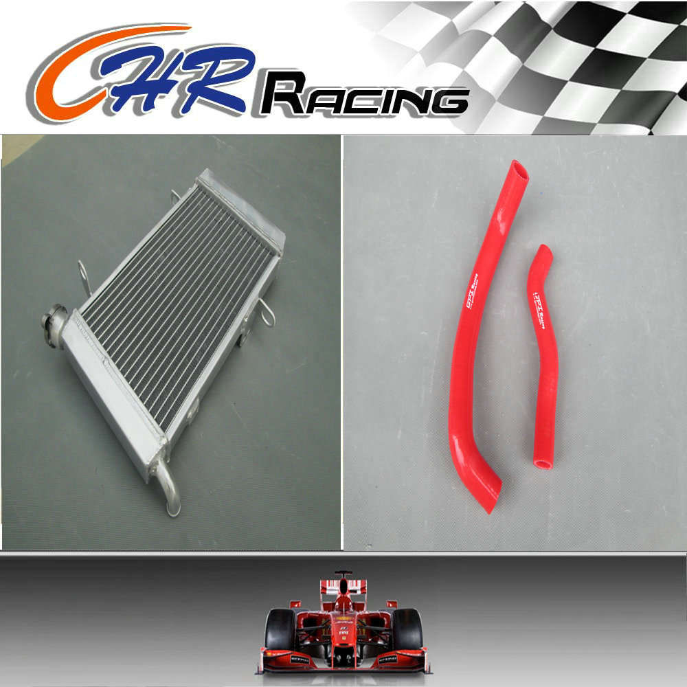 ALUMINIUM RADIATOR & สําหรับ Suzuki LTZ400 KFX400 DVX400 2003-2008 04 05 06 07 08