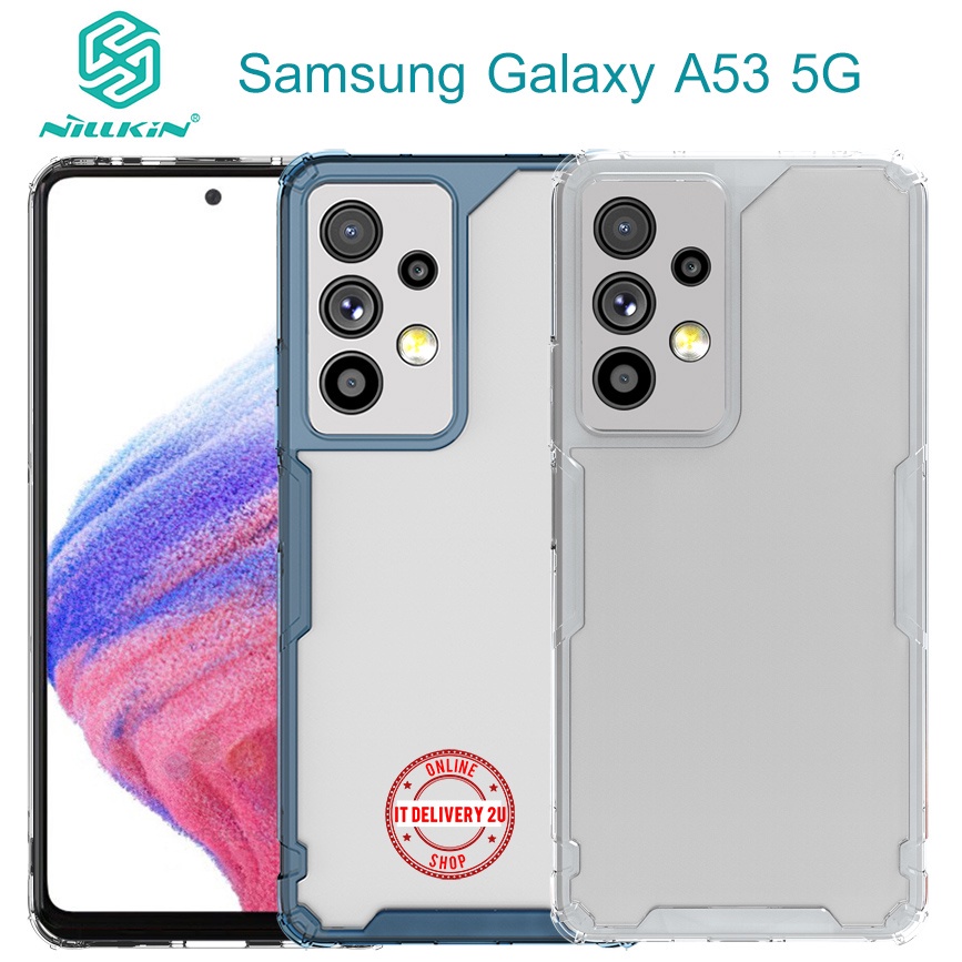 NILLKIN เคส Samsung Galaxy A53 / A73 (5G) เคสใส เคสกันกระแทก เคสกันกล้อง แบบขอบนิ่ม-หลังแข็ง NILLKIN