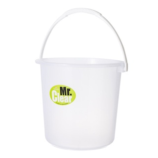 ถังน้ำพลาสติก บาสเก็ต 314PP 20.25 ลิตร สีขาว ถังพลาสติก Plastic Water Tank Basketball 314PP 20.25 L. White