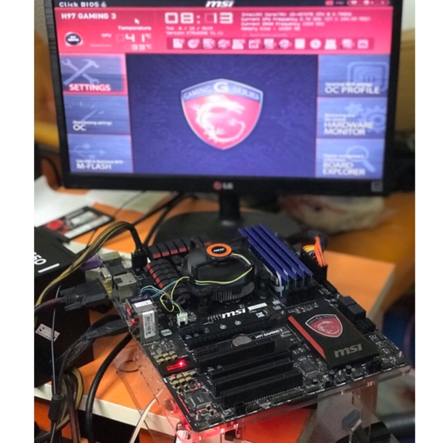 Mb msi gaming3 h97 +cpu i5 4570te