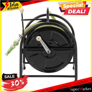 สายยางโรลตั้งพื้น SPRING R01 1/2 นิ้วx20 ม. สีเขียว สายยางรดน้ำ GROUND-BASED HOSE REEL SPRING R01 1/2"X20M GREEN อุปกรณ์