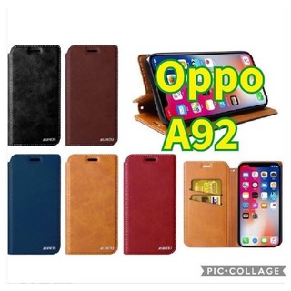 OPPO A92 XUNDO CASE  เคสฝาพับ แบบหนัง ซองหน้าทึบ (ของแท้100%)