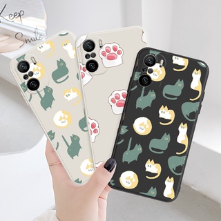 เคสโทรศัพท์มือถือ ลายภาพวาดแมว สําหรับ Samsung S21 S22 Ultra PLUS A12 A32 A52 A51 A71 A03S A72 5G J6 J4 Prime M02S M12 F12