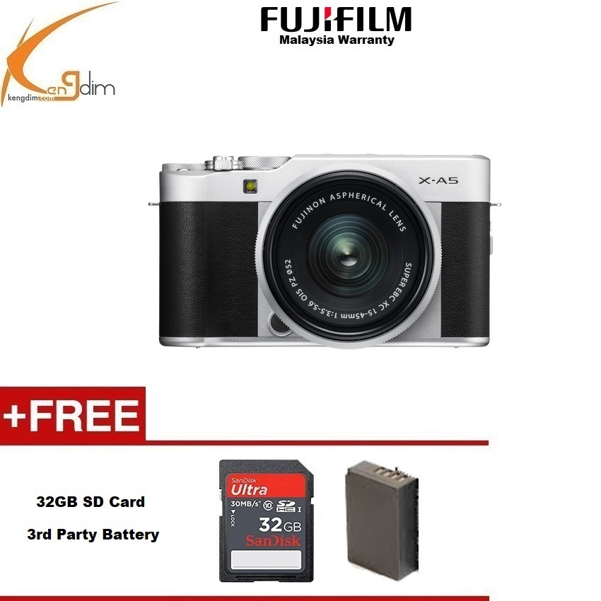 เลนส์ Fujifilm X-A5/ XA5 + XC 15-45mm