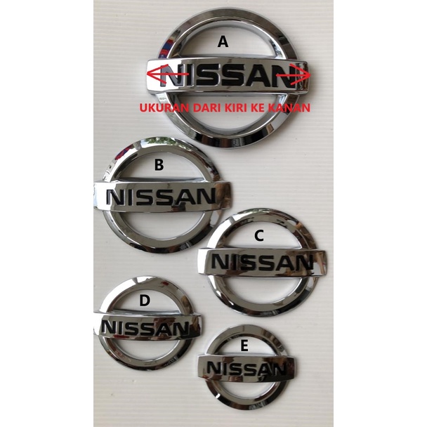 โลโก้ EMBLEM โลโก้ NISSAN EMBLEM