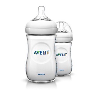 ขวดนม Avent แพคคู่ 2 Philips AVENT Natural baby bottle 9 ออนซ์ 260 ml พร้อมจุก 1 เดือนขึ้นไป