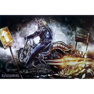 โปสเตอร์ วง Iron Maiden ไอเอิร์นเมเดน รูปภาพ วงดนตรี ภาพวงดนตรี โปสเตอร์ ติดผนัง สวยๆ poster