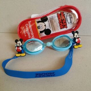 แว่นตาว่ายน้ำ สำหรับเด็ก ลาย มิกกี้ Mickey ปรับสายได้ค่ะ