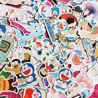 สติ๊กเกอร์ กันน้ำ การ์ตูน การ์ฟิลด์ โดเรมอน อัลปาก้า Doraemon Cartoon Alpaca Sticker สติกเกอร์ ตกแต่ง ไดอารี่ โน๊ตบุ๊ค