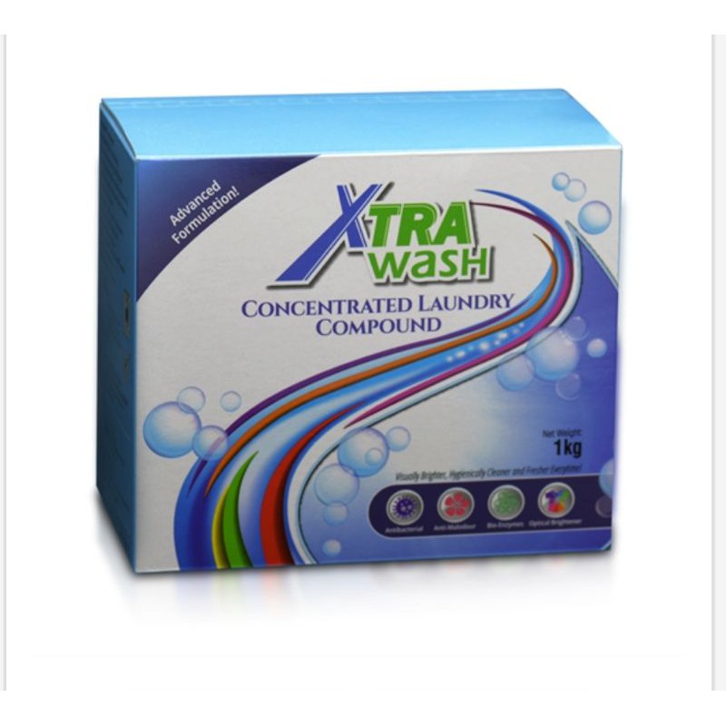 ผงซักฟอก xtra wash ขนาด 1 kg.