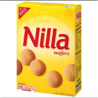 Nilla Wafers Vanilla Wafer Cookies, 11 oz (311.8g.) วนิลา เวเฟอร์ คุ๊กกี้ กลิ่นวานิลลา