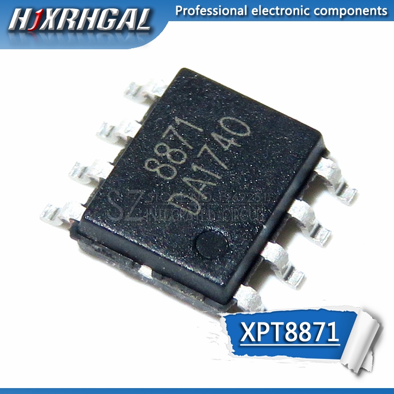 ชุดอุปกรณ์ Sop-8 Ic Xpt8871 Sop8 8871 คุณภาพสูง 10 ชิ้น