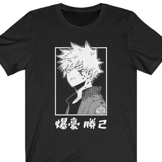 Bakugo Katsuki V2 เสื้อยืดแขนสั้นพิมพ์ลาย My Hero Academia สไตล์ญี่ปุ่น