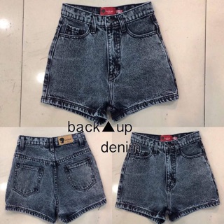 ยีนส์ขาสั้น รุ่นเรียบ ป้ายBack up มีไซส์ S-XL 34/36/38/40/42