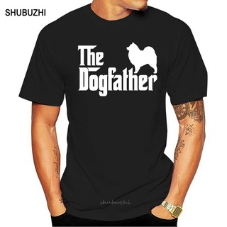 เสื้อยืด พิมพ์ลายสโลแกน Samoyed Dogfather สไตล์สตรีท ใส่สบาย สําหรับผู้ชาย และผู้หญิง