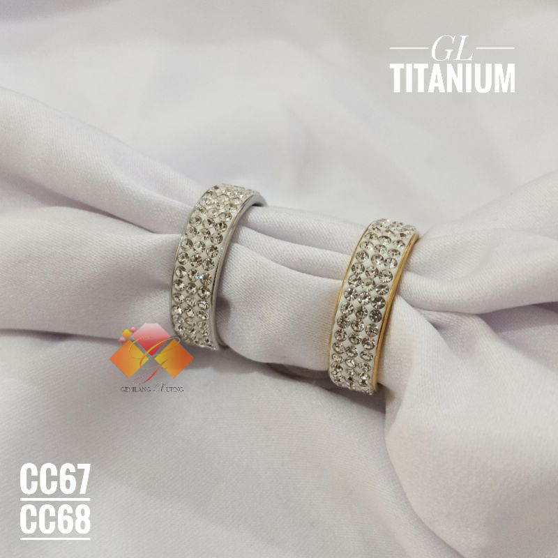 MATA CC67/CC68 แหวนไทเทเนียมแบบเต็มตา