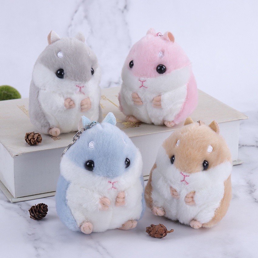 10cm Cute Plush Toys Kawaii Bag Backpack Pendant Keychain Stuffed ...