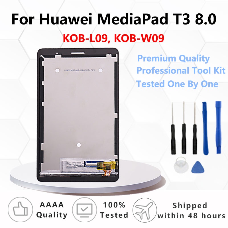 ใหม่ 8.0 "สําหรับ Huawei Mediapad T3 8 KOB-L09 LCD KOB-W09 จอแสดงผล LCD Touch Screen Digitizer Assembly สําหรับ Mediapad T3