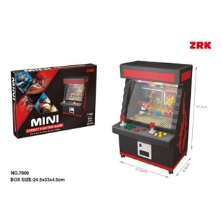 ZRK Nano Lego Mini Street Fighter Game Arcade 1060 pcs. 1 Set with instruction