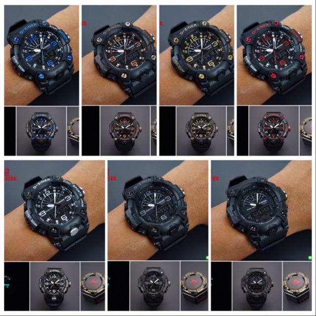 นาฬิกา D-ZINER รุ่น 8266 สายสีดำ รุ่นใหม่ล่าสุด2019/08