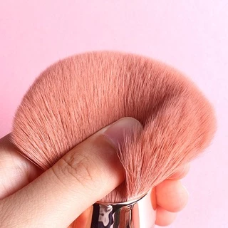 แปรงคาบูกิสี Rose gold สำหรับใช้ปัดฝุ่นที่เล็บหรือแต่งหน้า แปรงปัดฝุ่น