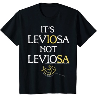 เสื้อยืด พิมพ์ลาย Harry Potter Its LevioSA Not LevioSAS-5XL