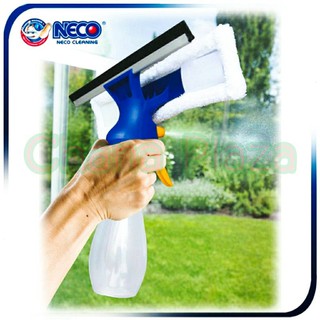 NECO Cleaning ไม้เช็ดกระจก 3 in 1 สเปรย์ ผ้า และที่รีดน้ำ Spray window wash 3 in 1