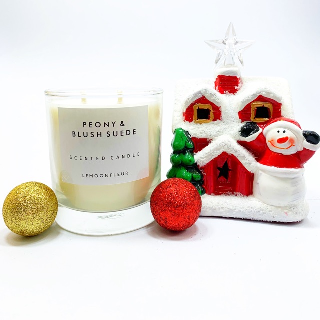 เทียนหอม soy wax กลิ่น Peony & Blush