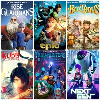 DVD แอนิเมชั่น ☆Epic☆The BoxTrolls☆Kubo☆Next Gen☆Troll Hunters ☆Rise of the Guardians รวม 6 เรื่องดัง #หนังการ์ตูน