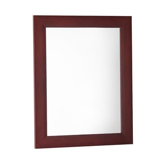 Plastic mirror MIRROR WELLSUN 7166 48X38CM Bathroom mirror toilet กระจกพลาสติก กระจกเงา WELLSUN 7166 48X38 ซม. กระจกห้อง