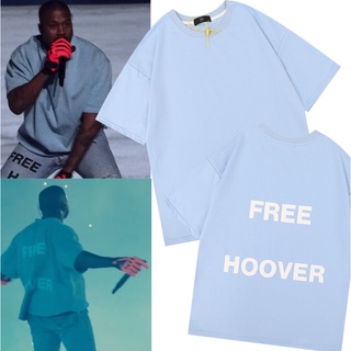 เสื้อยืดใหม่เสื้อยืดแขนสั้น เปิดไหล่ พิมพ์ลาย High Street Kanye Free Hoover Concert
รหัสเต็ม