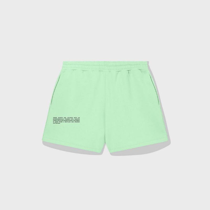 (พร้อมส่ง) PANGAIA - Organic Cotton Shorts (Matcha Green)