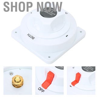 Shop Now 12&amp;#8209;36V Battery Disconnect Selector Switch 3 Position High Power for RV Marine Yacht