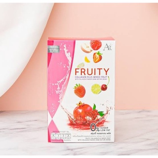(10ซอง/1กล่อง) ฟรุตตี้ คอลลาเจน พลัส ออร่าริช Fruity Collagen Plus By Aura Rich